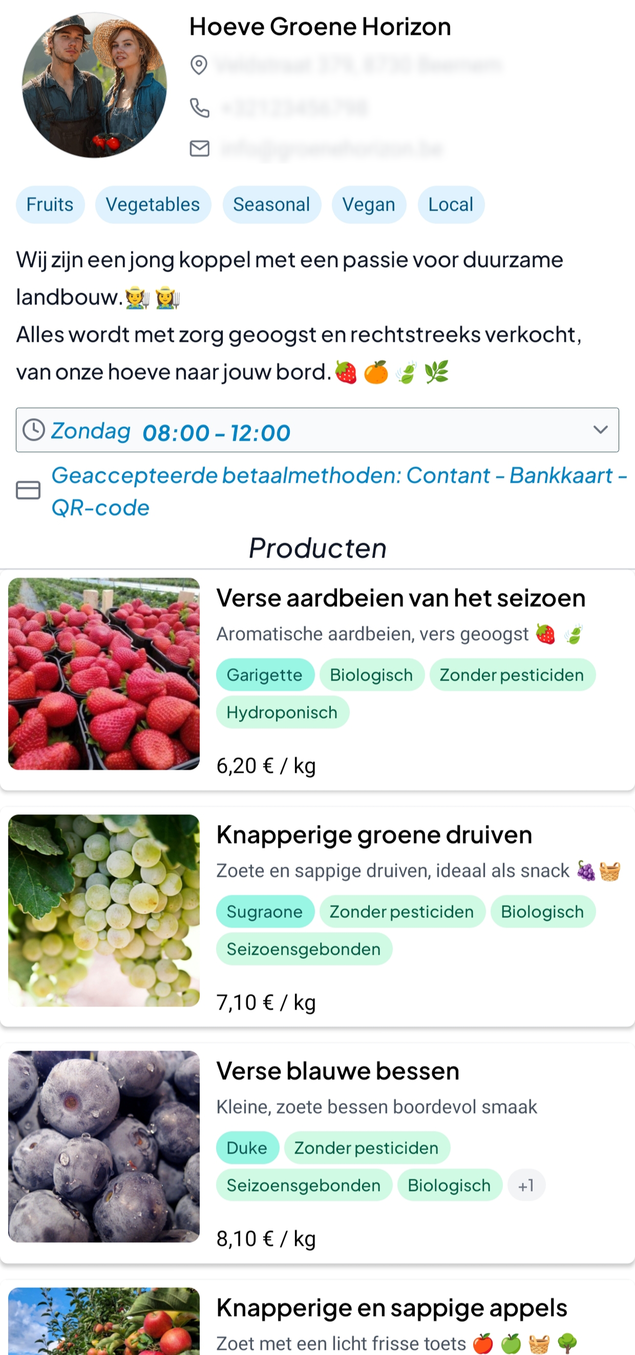 Winkelprofiel in Koyden