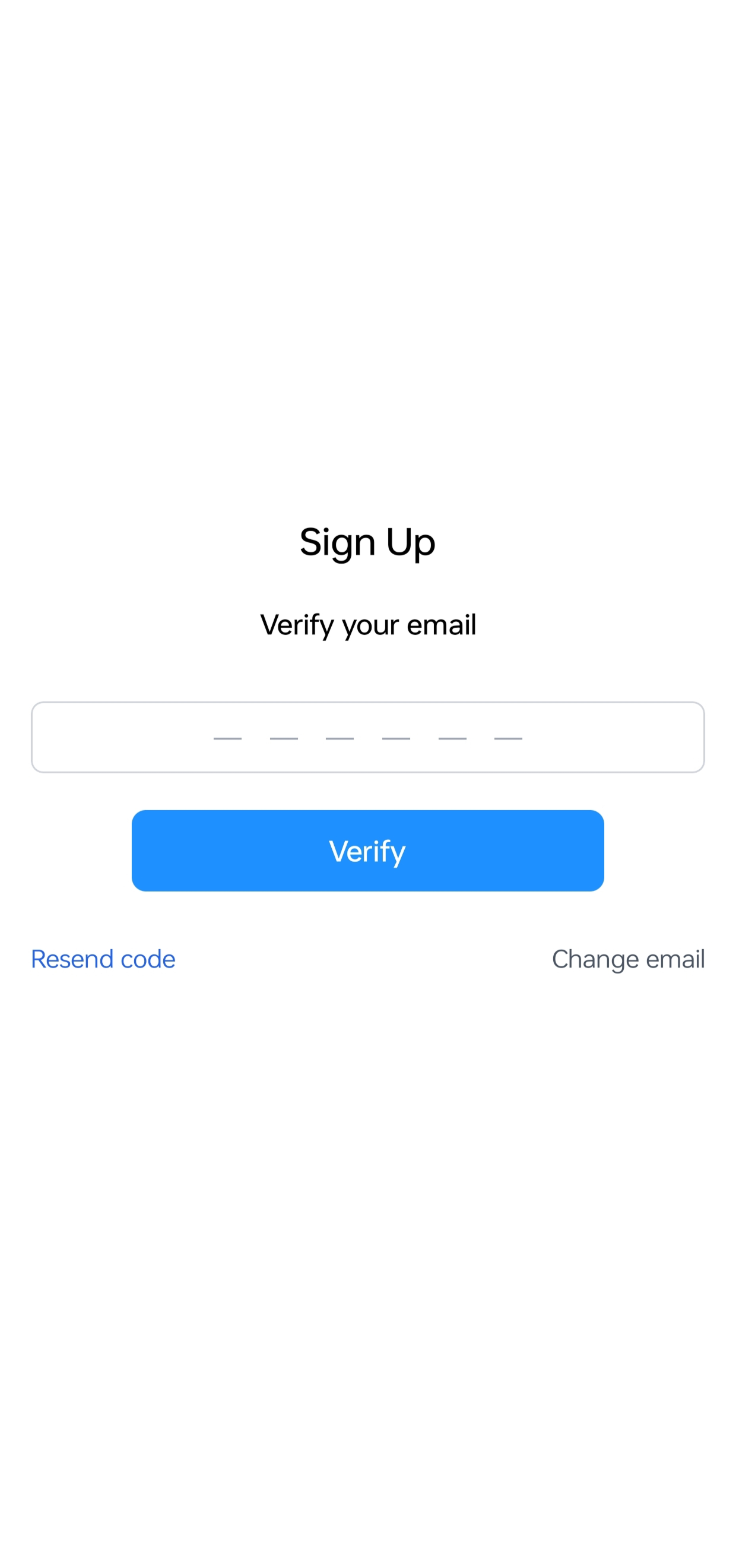 Koyden email verification screen